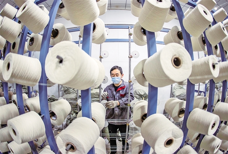 羊絨制品產銷兩旺